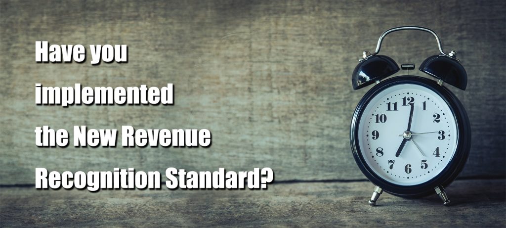 The New Revenue Recognition Standard