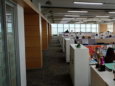 Employees working in office