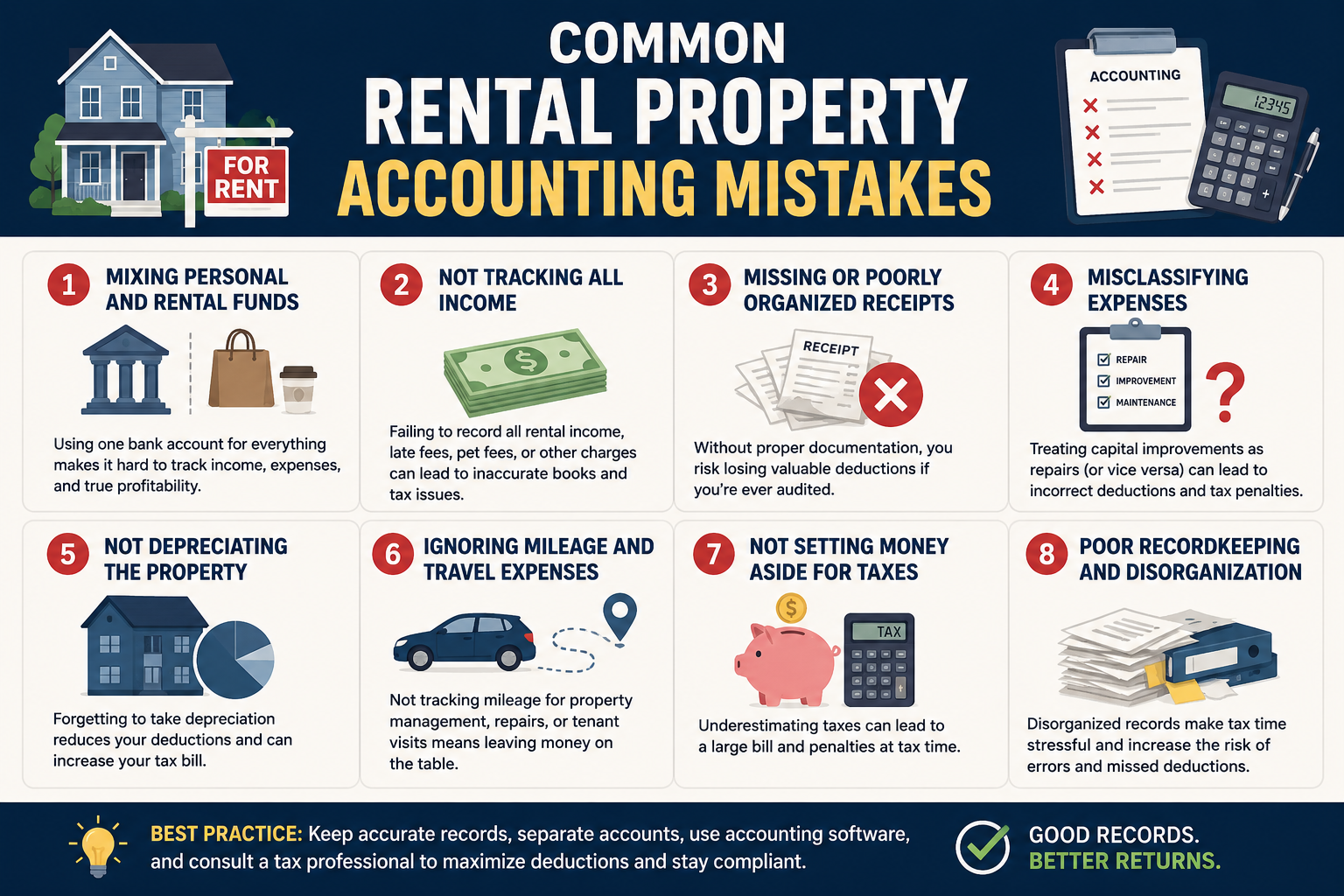 Rental Property Accounting Mistakes